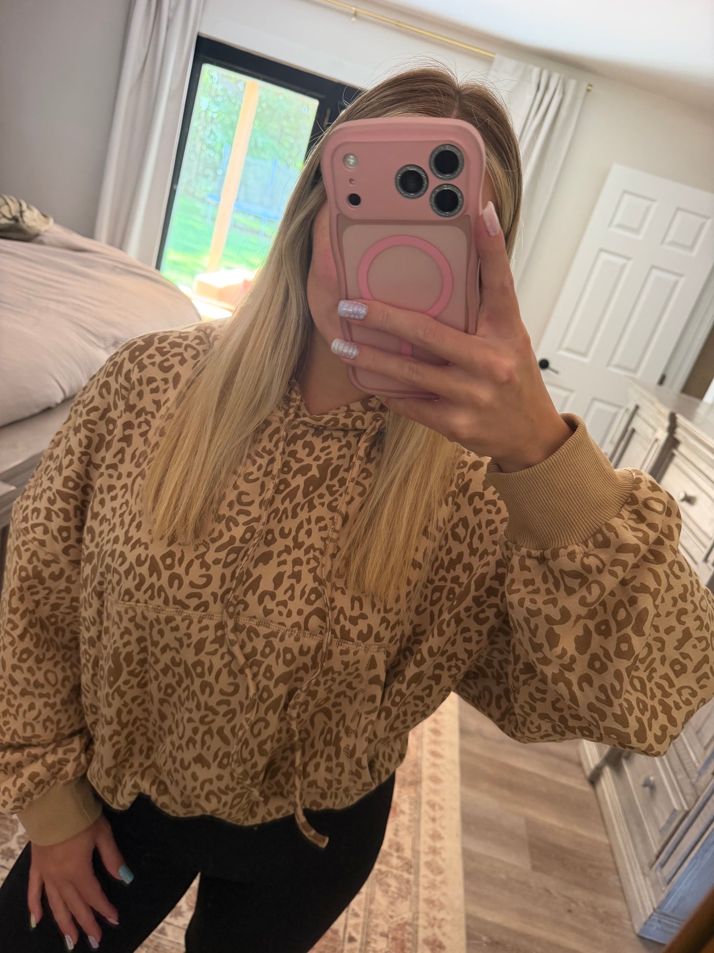 Leopard hoodie