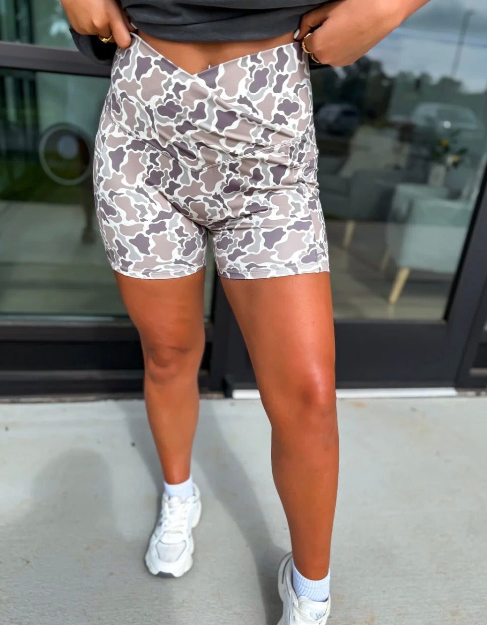 Duck camp biker shorts