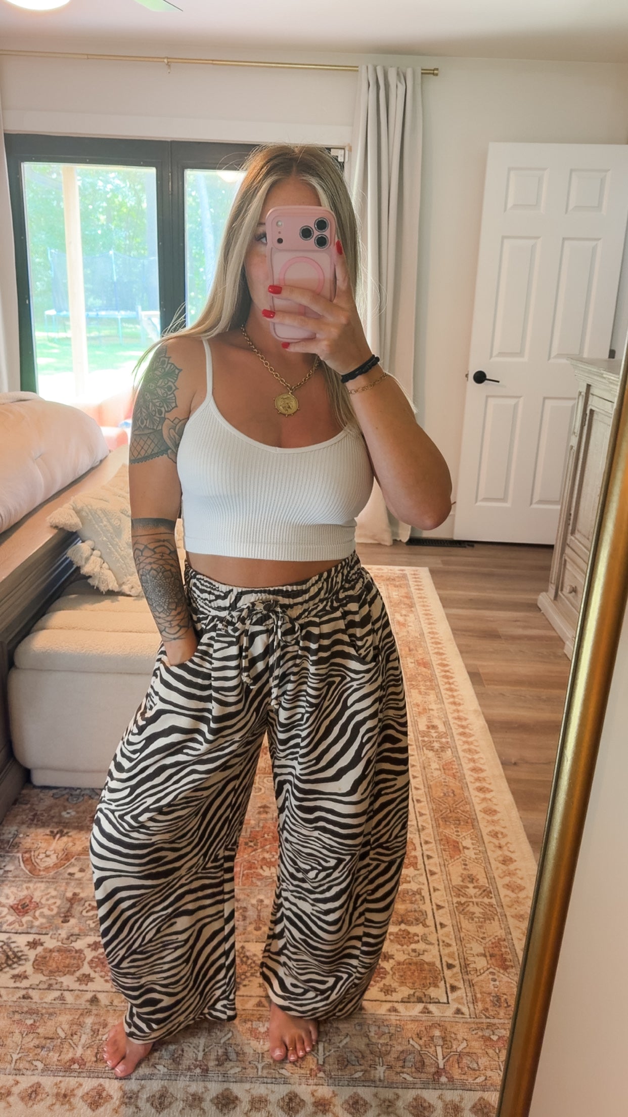 Mocha Safari Barrel Pants